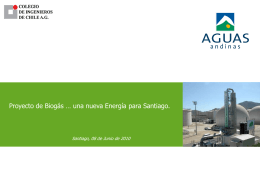 biogas_stgo - Colegio de Ingenieros Agronomos de Chile