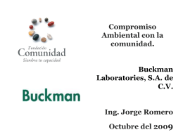 Presentaci n para Buckman Comunidad 2009
