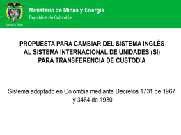 Ministerio de Minas y Energía - CNO-Gas
