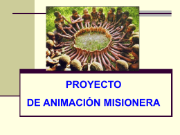 Proyecto de animación misionera.