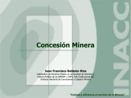 Concesión Minera