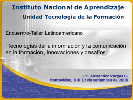 seminario_taller_u - Instituto Nacional de Aprendizaje