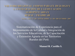 Manuel R. Castillo S.