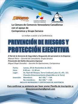 PowerPoint Presentation - camara de comercio venezolano