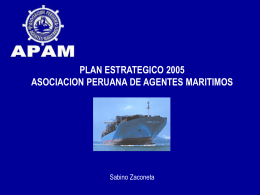 PLAN ESTRATEGICO 2005 ASOCIACION PERUANA DE AGENTES