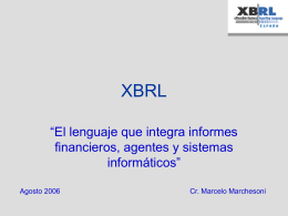 XBRL Agosto 2006