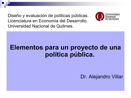 Elementos para un proyecto_f - Universidad Nacional de Quilmes