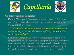 Capellanía - Conquismania.cl