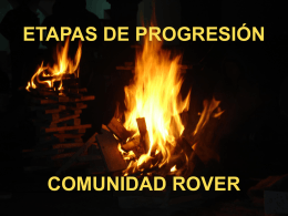 ETAPAS DE PROGRESIÓN COMUNIDAD ROVER