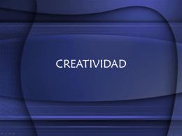 Creatividad, Julio Cesar Lobo M, Jorge Gil Avelar, 2007-1