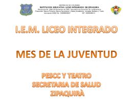 Diapositivas - Liceo Integrado de Zipaquirá