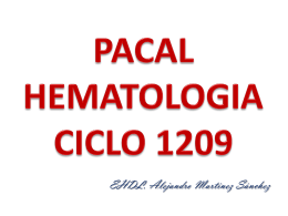 PACAL HEMATOLOGIA CICLO 1208
