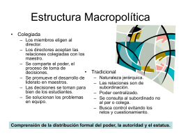 Estructura Macropolítica