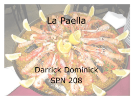 La Paella - SPN208Fall09