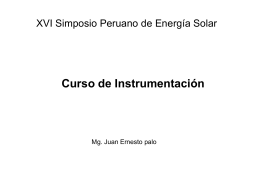 instrumentos de medición y cuantificación del recurso energético
