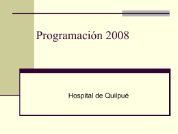 PROGRAMACION2008_HQUILPUE