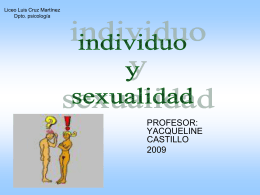 Los prejuicios por género - Liceo Luis Cruz Martínez