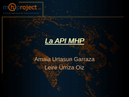 La API MHP