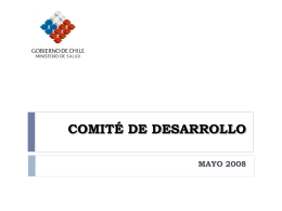 comité de desarrollo mayo 2008