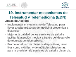 Diagnóstico situacional de la Telesalud en México