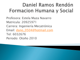 Daniel Ramos Rendón Formacion Humana y Social - FHS-FCE-002
