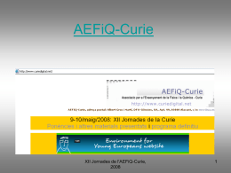 AEFiQ-Curie