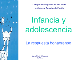 Presentación sobre INFANCIA Y ADOLESCENCIA