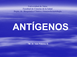 Antigenos - Universidad de Talca