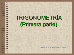 CLASE 4. TRIGONOMETRIA