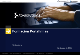 Formación Portafirmas - TIC - Diputación Provincial de Teruel
