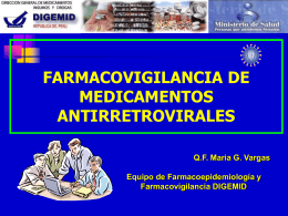 Farmacovigilancia de Medicamentos Antirretrovirales