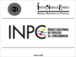 Presentación - INPC Marzo 2008
