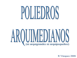oliedros arquimedianos - matematicas Ricardo Vazquez