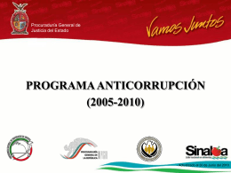 programa anticorrupción (2005