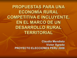 Presentacion Desarrollo Rural (DESARROLLO_RURAL)