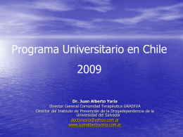 Conferencia Chile – Clases Psicopatología de