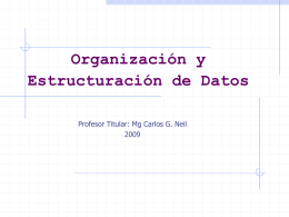 5.2. Diccionario de Datos 2009