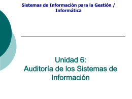 Auditoria de sistemas 2008