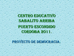 proyecto_democracia - IE. SABALITO ARRIBA PUERTO