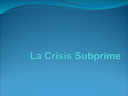 La crisis subprime