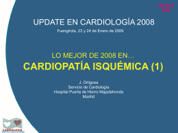 Cardiopatía isquémica I
