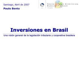 Presentación Estudio de Abogados Brasil