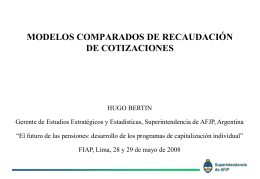 Hugo Bertín - (FIAP) Federación Internacional de Administradoras