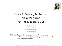 Fisica Molecular y Atómica en la Medicina