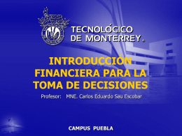 Introducción al Sistema Tecnológico de Monterrey