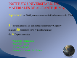 Presentación del IUMA CienciaTEC 2005