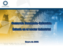 Comercio Venezuela - Colombia: Énfasis en el