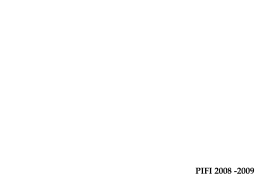 PIFI 2008 -2009