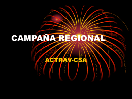 Ponencia: Campaña Regional: ACTRAV-CSA