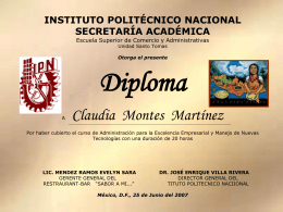 diplomajas - Instituto Politécnico Nacional
